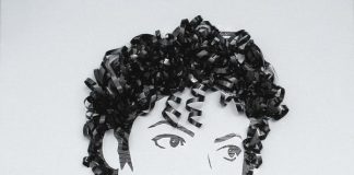 Amazing Portraits Drawn With Cassette Tapes