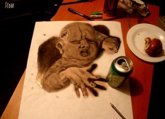 Very Creepy 3D Drawings by Wladimir Inostroza aka Fredo
