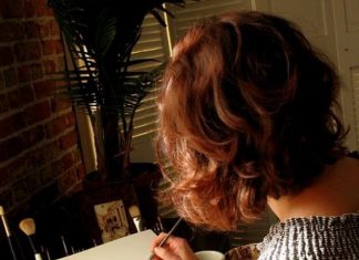 The Royal couple Prince William and Kate Middleton painted with espresso coffee