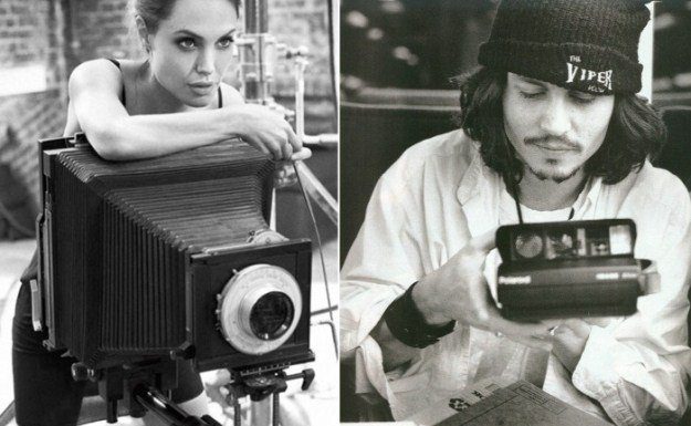 Famous Hollywood Celebrities With Their Cameras