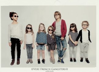 Adorable Kids Transform Into Very French Gangsters