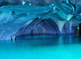 Marble Caves, Patagonia, Chile