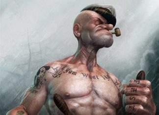 MODERN DAY MUSCLES: REALISTIC POPEYE BY LEE ROMAO