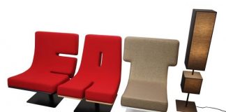 Typographic Furniture Collection by TABISSO