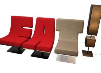 Typographic Furniture Collection by TABISSO