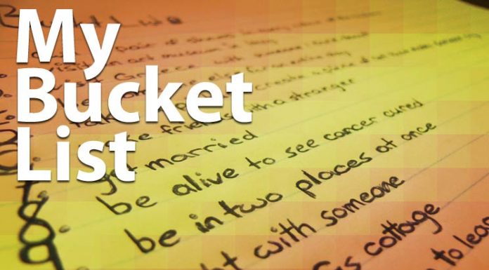 Bucket List before you Die -Top 40