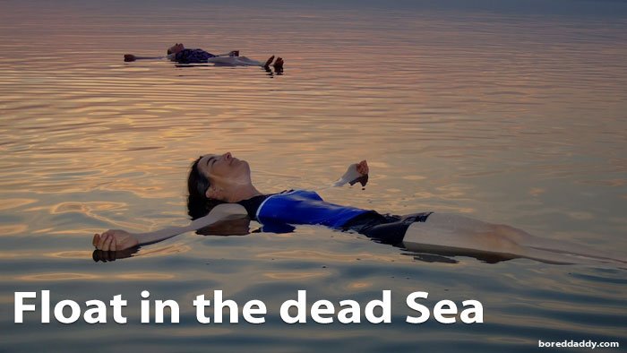 Float-in-the dead sea