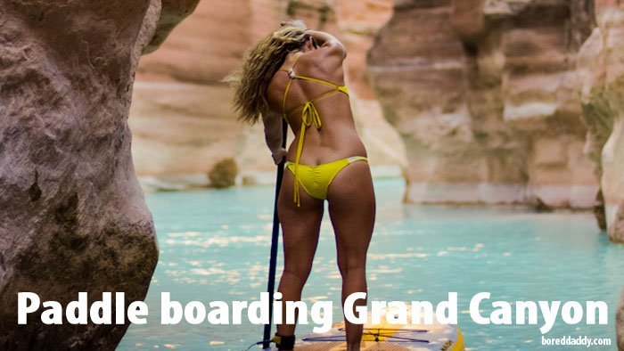Paddle boarding Grand Canyon