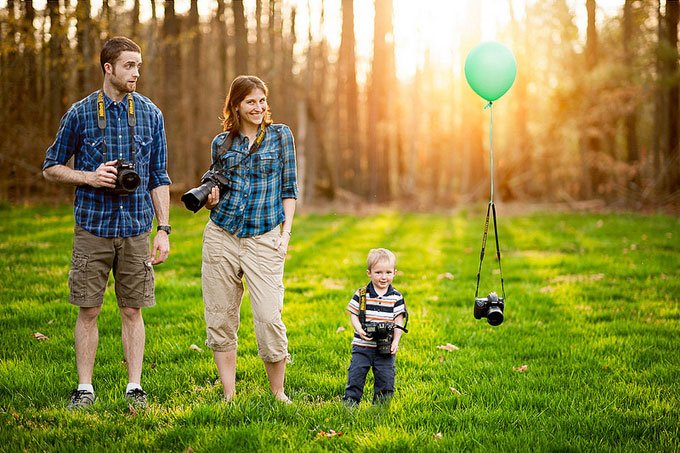 Our Family Portrait. Remember to take your camera into the family portrait as well; to most of us photographers, we treat it like a son anyways! The scene, the idea, I enjoy everything Capa12 has taken in this photo. Source: Capa12
