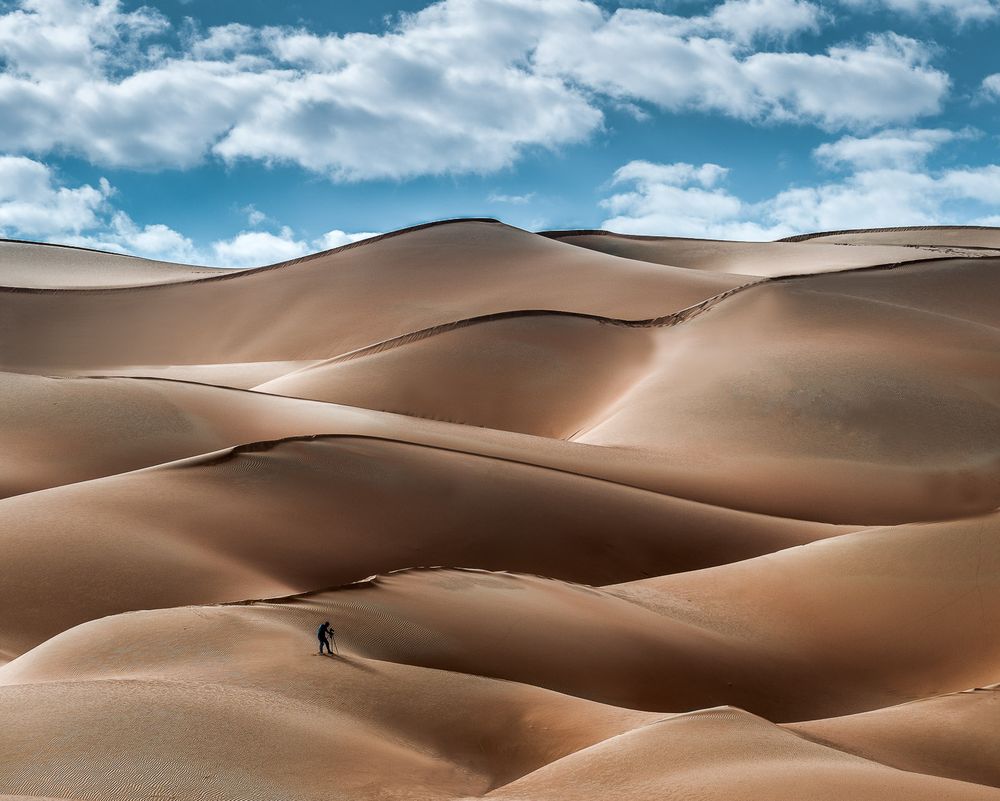 Photographer on the curves  Photograph by Faisal Alateeqi