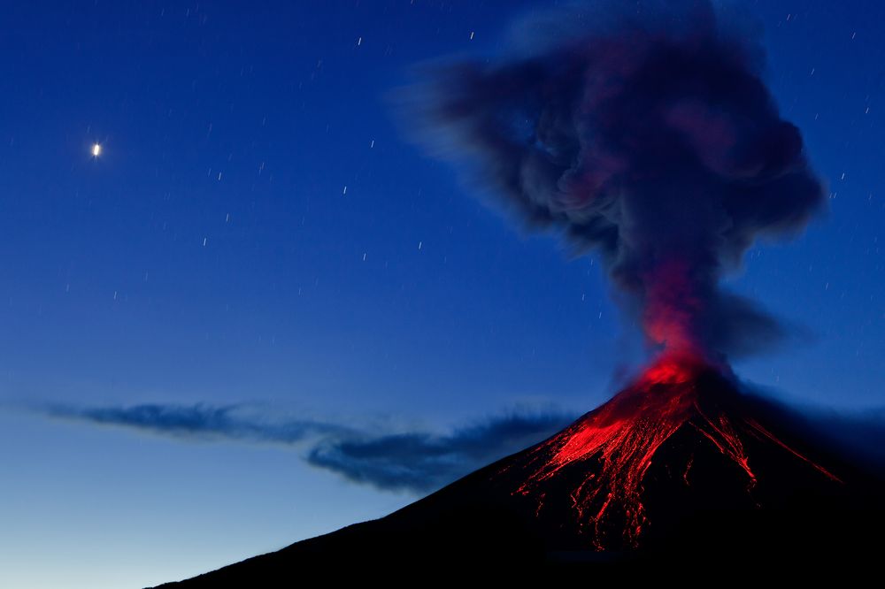 The Tungurahua Volcano  Photograph by Lucas M. Bustamante-Enríquez