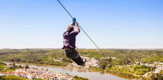 An International Zip Line Between Spain And Portugal