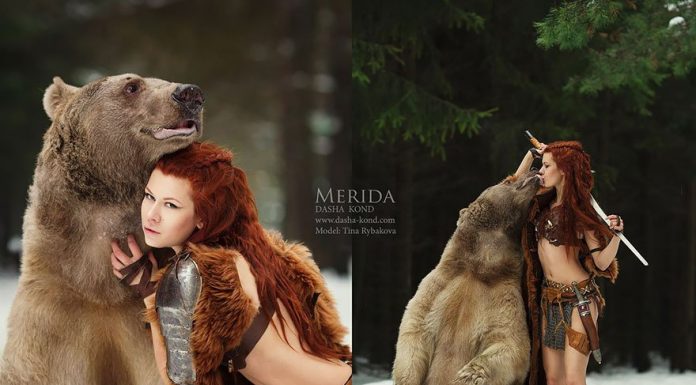 Russian Photographer Captures Fairy-Story Scenes With REAL Animals