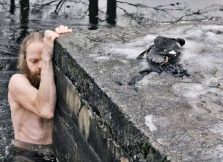 We Challenge You To Watch This Norwegian Man Save A Duck From An Ice Pond, Without Swooning