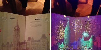 Here’s What The Canadian Passport Looks Like Under Black Light And It’s Fabulous