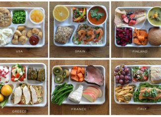 What school lunches look like around the world (and the UK and US are the most unhealthy)