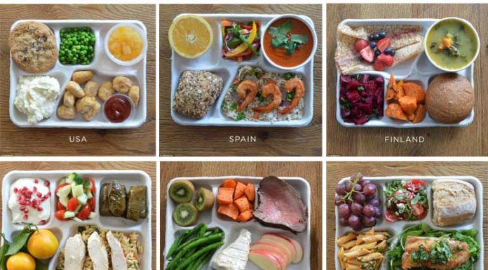 What school lunches look like around the world (and the UK and US are the most unhealthy)
