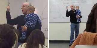 When A Student’s Baby Starts Crying In Class, Her Professor Does The Sweetest Thing Ever