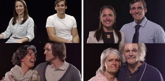Engaged Couple In Their 20s Are Aged With Makeup. This Is What They Will Look Like At 90.