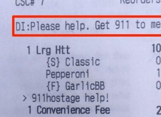 Her life was on the line, and she did the one thing that could save her: She ordered pizza.