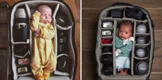These 12 Babies Fitting Perfectly Into Their Photographer Parent’s Camera Bags Are Just Adorable