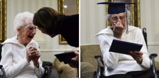 97-Year-Old Cries Tears Of Joy After Finally Getting Her High School Diploma