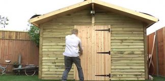 It Looks Like An Ordinary Garden Shed, But Watch When He Opens The Door…