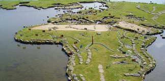 A Huge World Map on the Edge of a Lake. It Took One Man 25 Years to Build