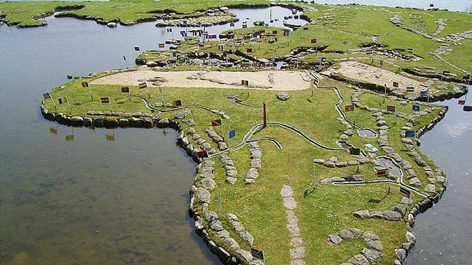 A Huge World Map on the Edge of a Lake. It Took One Man 25 Years to Build