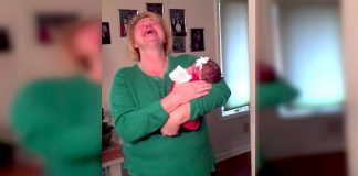 This Grandma’s Reaction When She Meets Her Grandchild For The First Time Is Something Else.