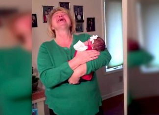 This Grandma’s Reaction When She Meets Her Grandchild For The First Time Is Something Else.