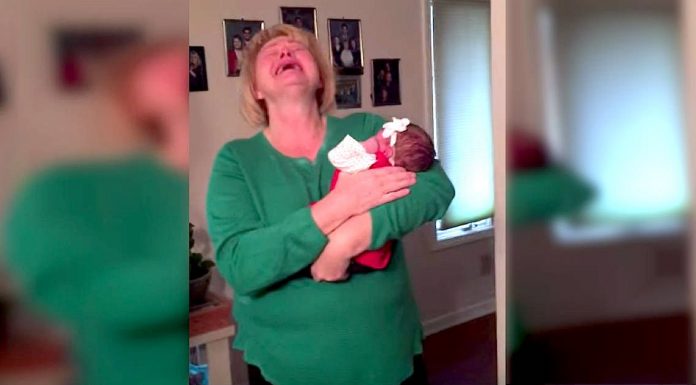This Grandma’s Reaction When She Meets Her Grandchild For The First Time Is Something Else.