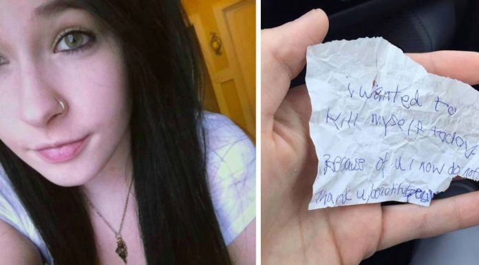 Mom Buys Homeless Man Breakfast, Then He Slips Her A Note With A Shocking Confession