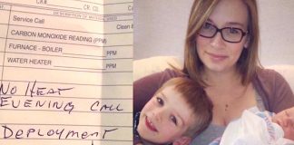Mom Has A Repairman Fix Her Furnace. What He Wrote On The Bill? It’s Going Viral.