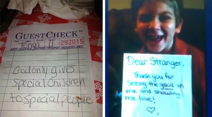Her Son Got Loud, The Waitress Gave Mom A Note. When I Read It – I Teared Up