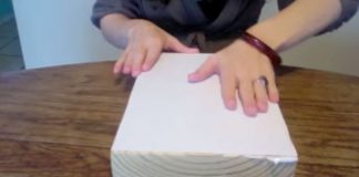 She Glues Her Family Photo Face Down On A Wooden Plank. The Result? I Must Try This!