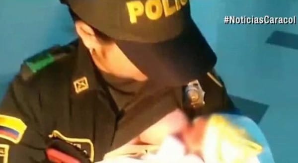 Policewoman Finds A Starving Baby In The Forest