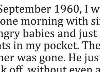 Husband Takes Off And Leaves Wife With Six Kids. Three Months Later, She Discovers THIS In The Family Car.