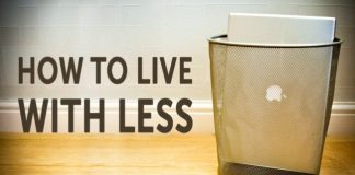 Living With Less. A Lot Less.