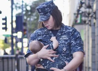 Military Mom Holds Her Baby. When Bullies Take A Closer Look, They Call Her The Unthinkable…