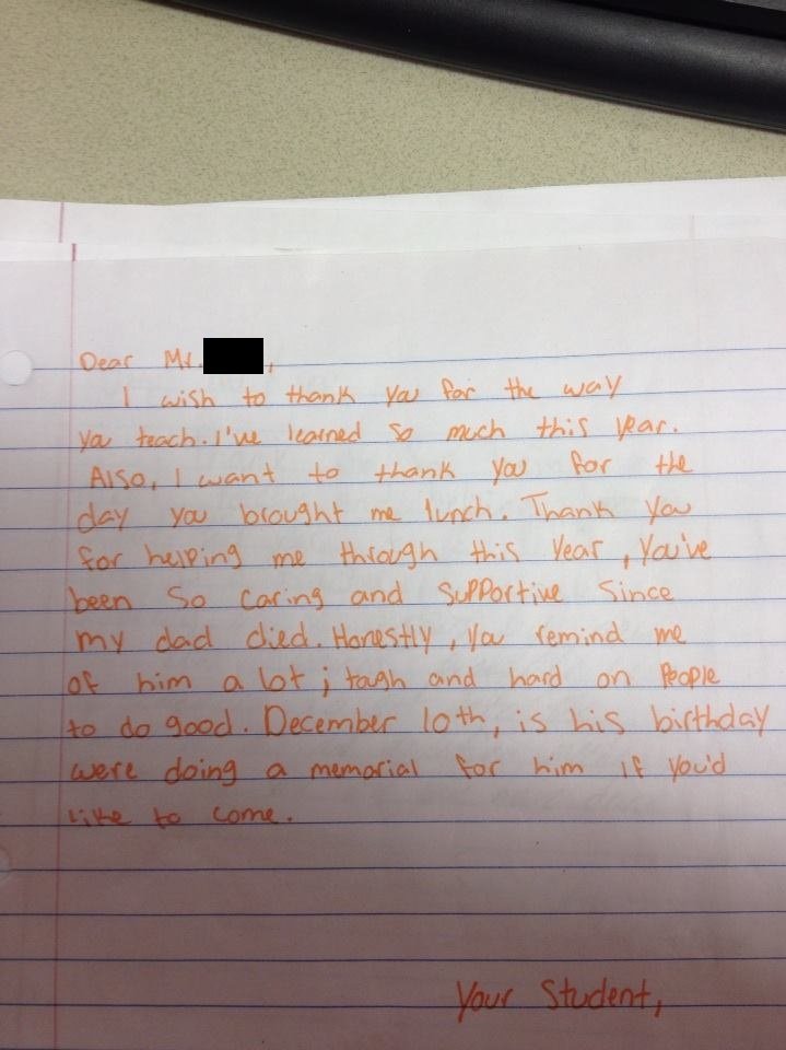 New Teacher Gets Best Letter Ever. This Is Priceless.