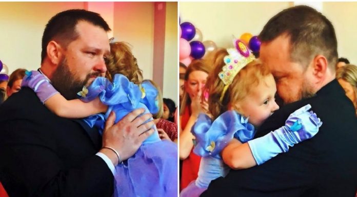 This little girl’s family organised a fantastic party for her last ever birthday