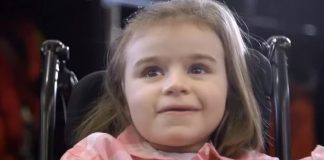 5-Year-Old Girl Can’t Walk Or Talk. Then, Her Idol Opens The Door. This Moved Me To Tears.