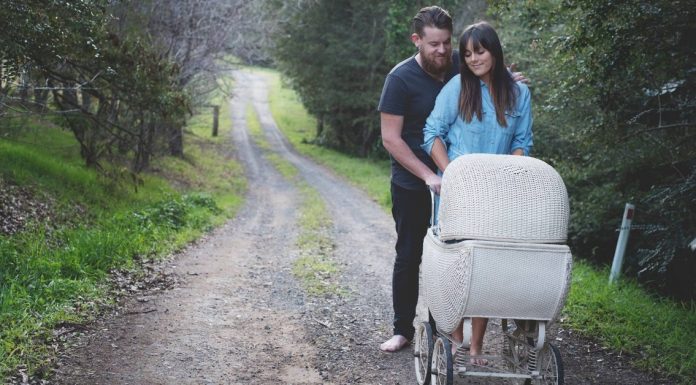 This couple were tired of questions about babies, so they organised an ingenious photo shoot