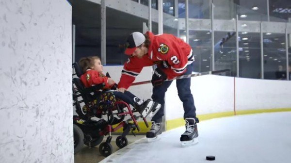 5-Year-Old Girl Can’t Walk Or Talk. Then, Her Idol Opens The Door. This Moved Me To Tears.