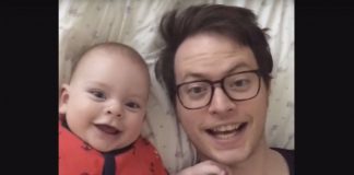 Dad is Home Alone With The Baby, When Mom Receives THIS Text, She Burst Into Laughter