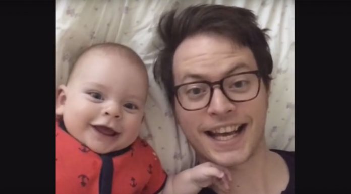 Dad is Home Alone With The Baby, When Mom Receives THIS Text, She Burst Into Laughter