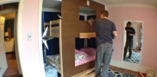 Dad Boards Up His Daughter’s Bunk Beds. When He’s Done, His Little Girl Is Stunned!