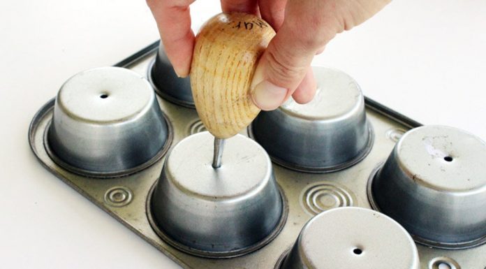 She Pokes A Hole Through Each Space Of Her Tin – When She Flips It I Love Its New Purpose