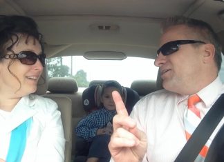 Grandparents really sing Disney’s “Love Is An Open Door”